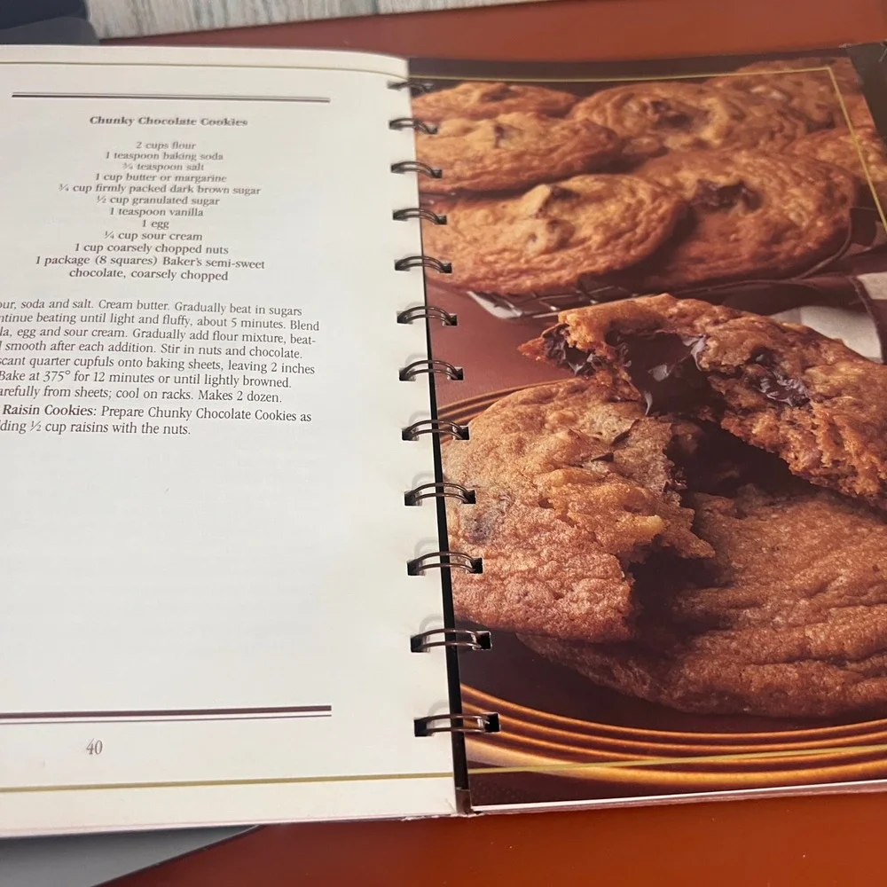 Baker's Book of Chocolate Riches Spiral Bound Cookbook Vintage Recipes‎
